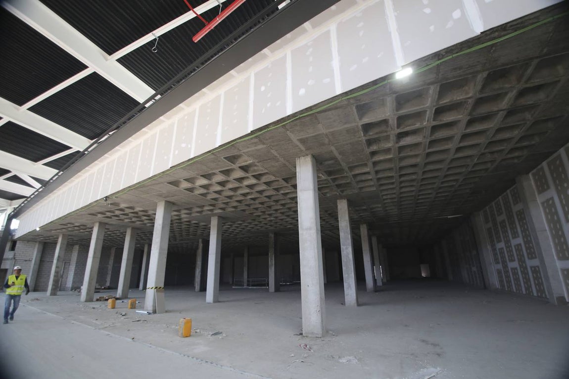 En imágenes, estado actual de las obras del centro comercial Lagoh de Palma Altas