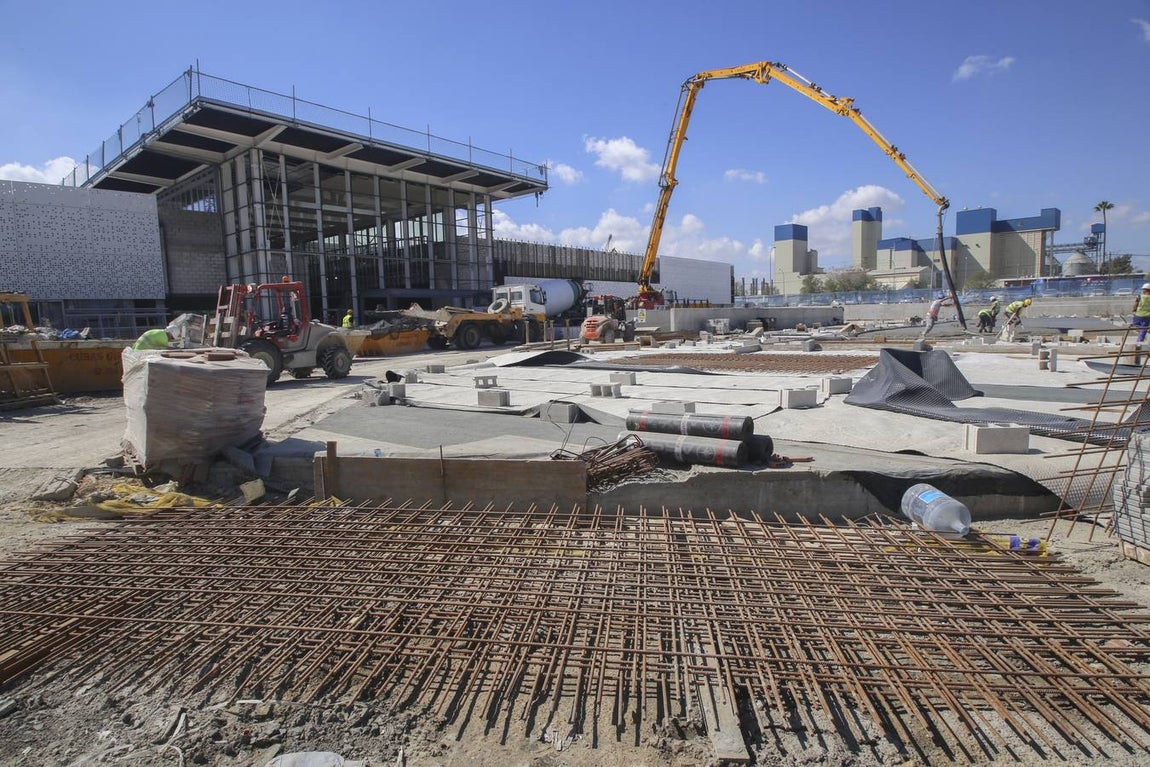 En imágenes, estado actual de las obras del centro comercial Lagoh de Palma Altas
