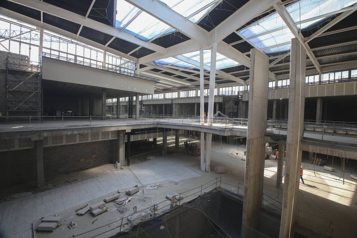 En imágenes, estado actual de las obras del centro comercial Lagoh de Palma Altas