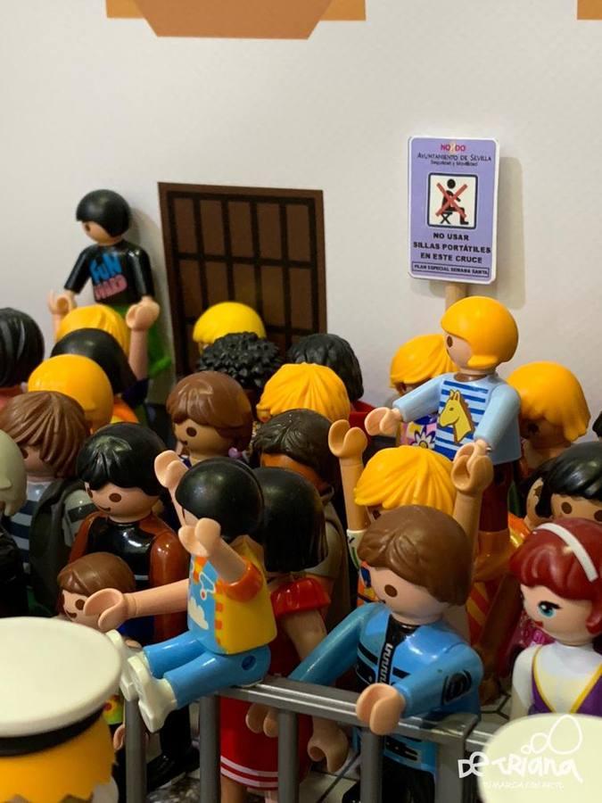 Los «playmobil» adelantan la Madrugada en Triana