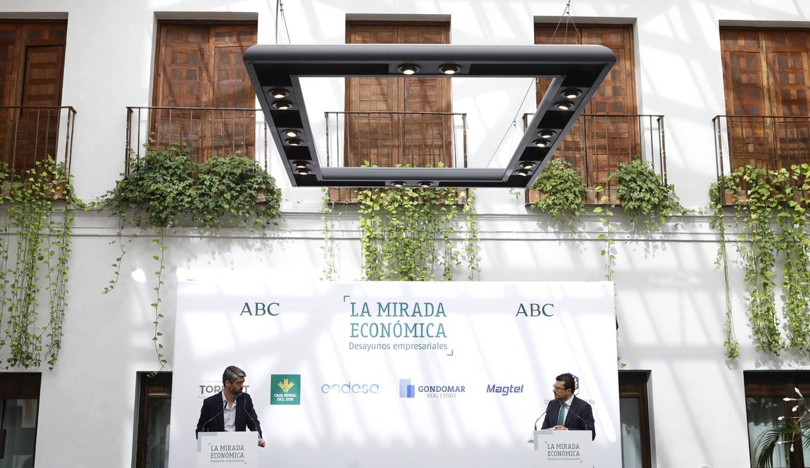 En imágenes, Luis Enríquez en «La Mirada Económica» de ABC Córdoba