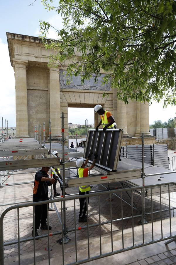 El montaje de la carrera oficial de Córdoba, en imágenes