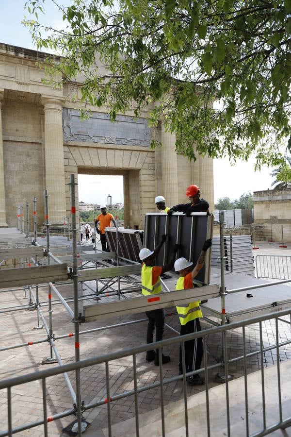 El montaje de la carrera oficial de Córdoba, en imágenes