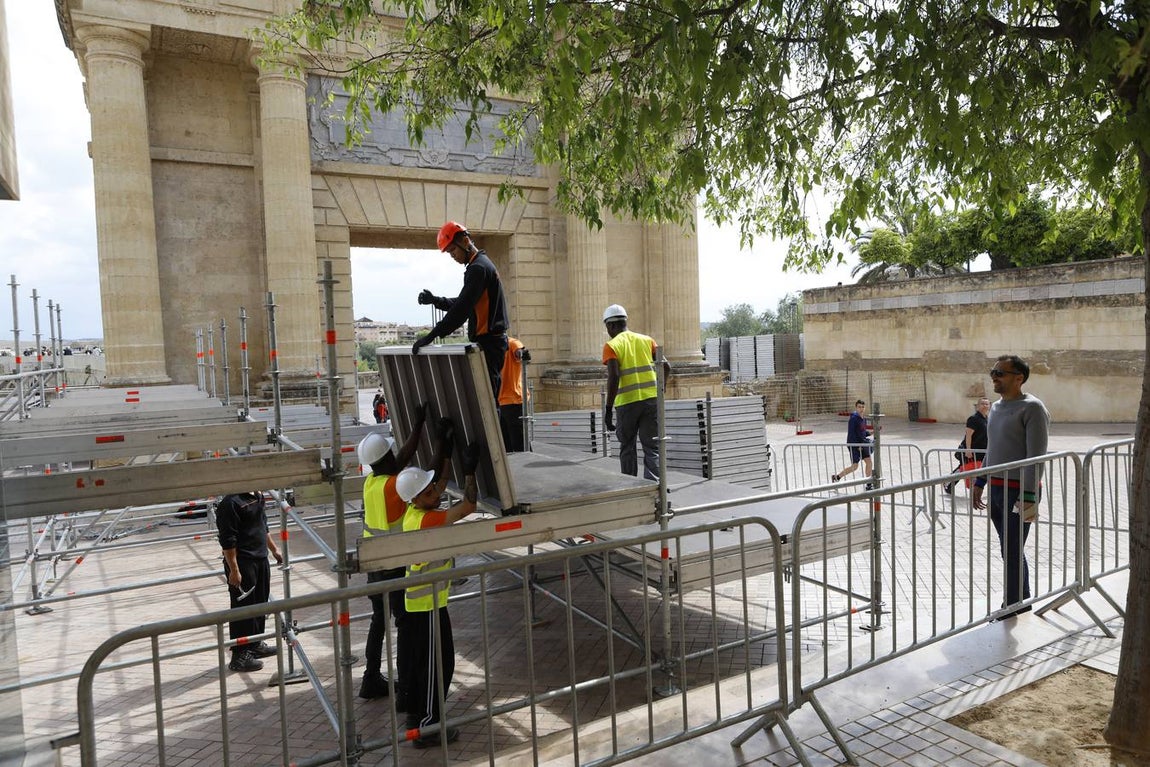 El montaje de la carrera oficial de Córdoba, en imágenes