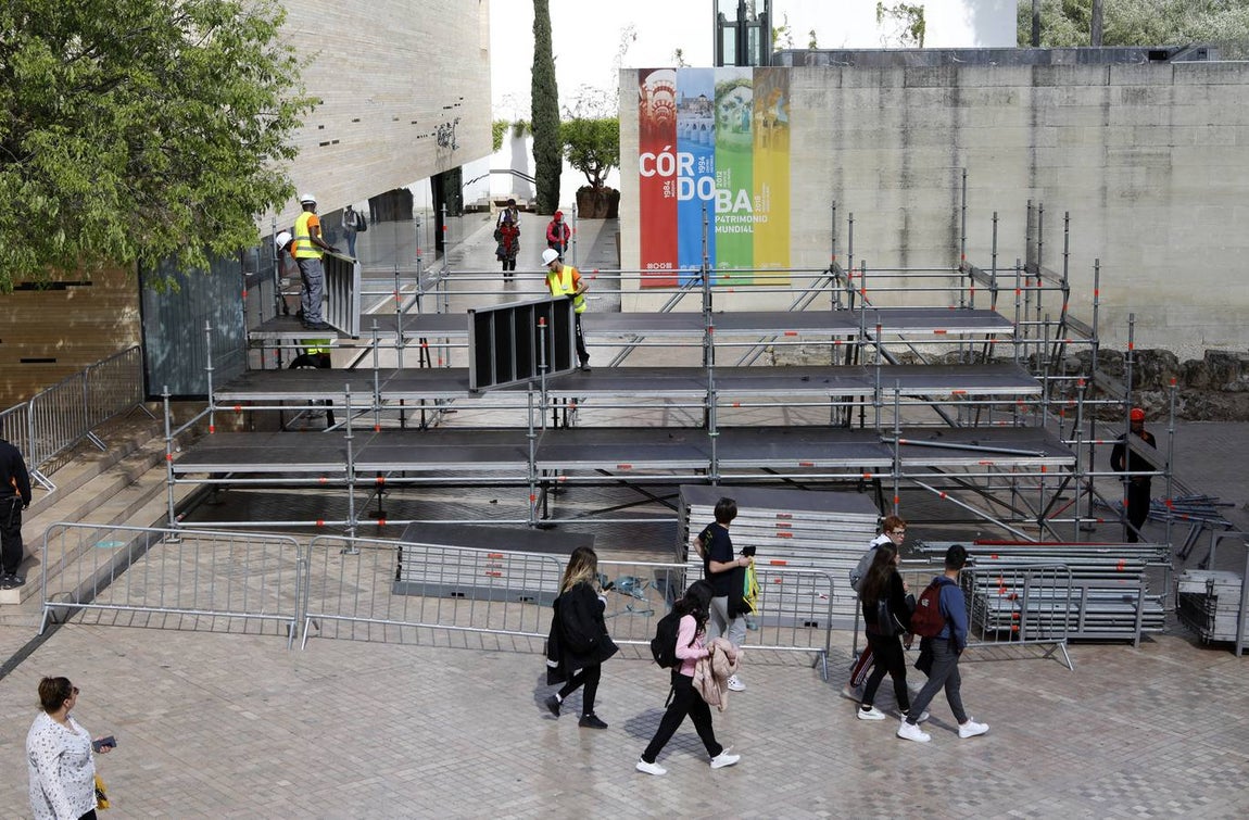 El montaje de la carrera oficial de Córdoba, en imágenes
