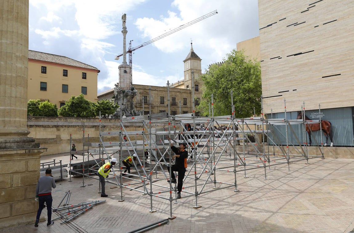 El montaje de la carrera oficial de Córdoba, en imágenes