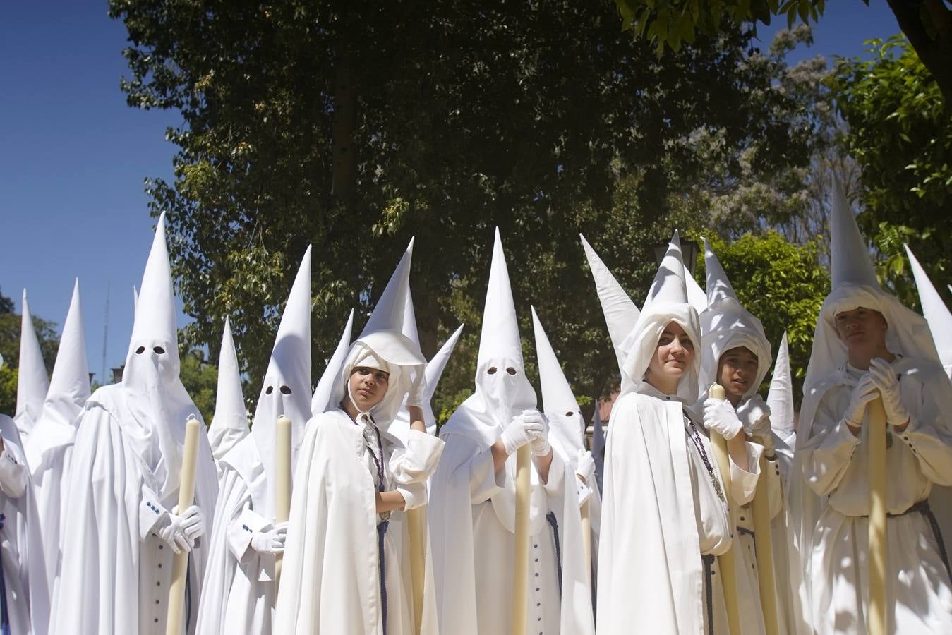 En imágenes, primeros momentos de la procesión de La Paz