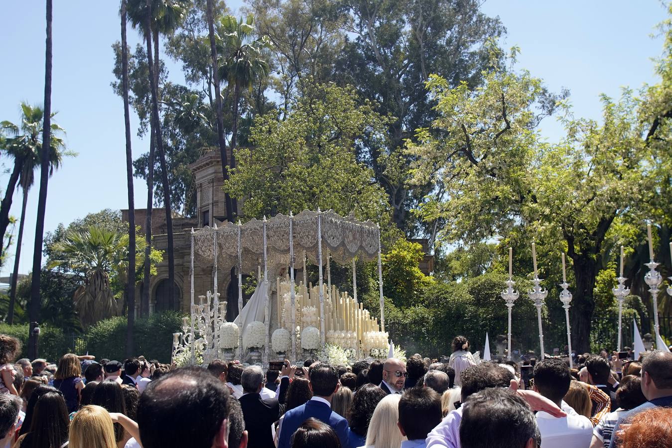 En imágenes, primeros momentos de la procesión de La Paz