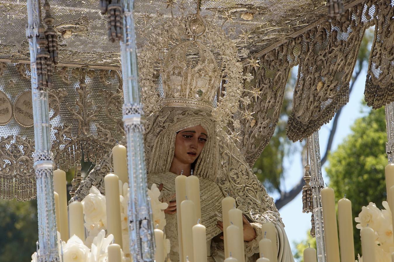 En imágenes, primeros momentos de la procesión de La Paz