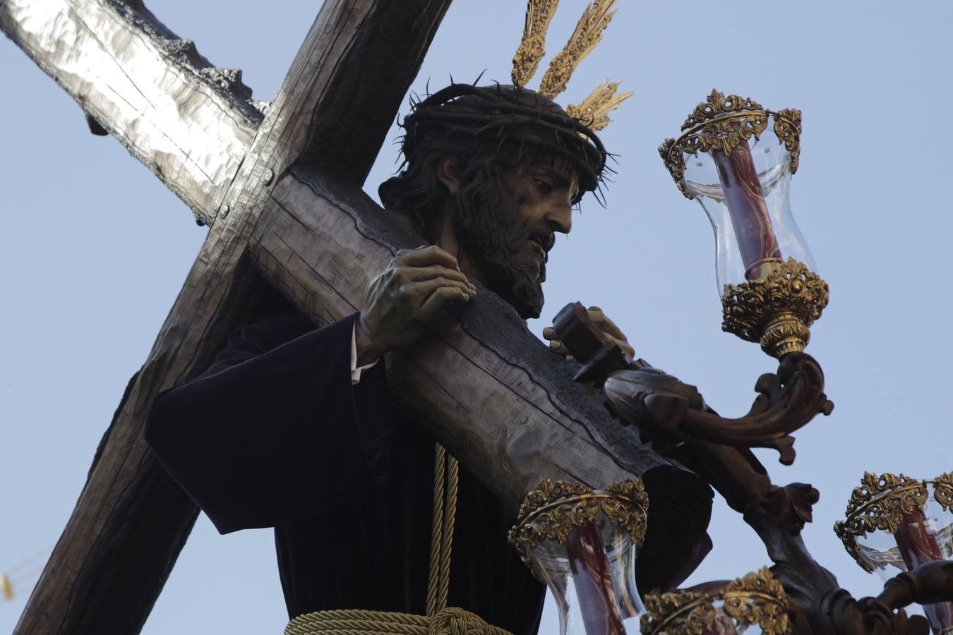Histórica primera estación de penitencia del Nazareno del Cerro del Águila