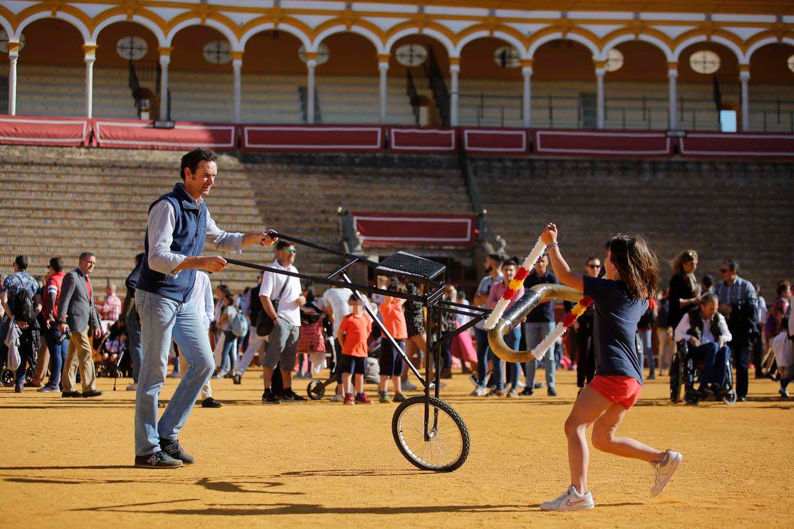Jornada de puertas abiertas en la Plaza de Toros de la Real Maestranza de Sevilla