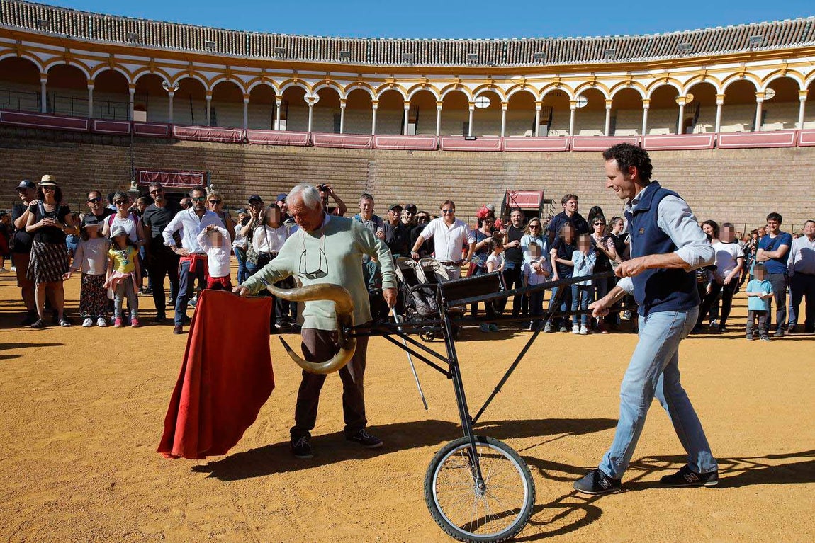 Jornada de puertas abiertas en la Plaza de Toros de la Real Maestranza de Sevilla