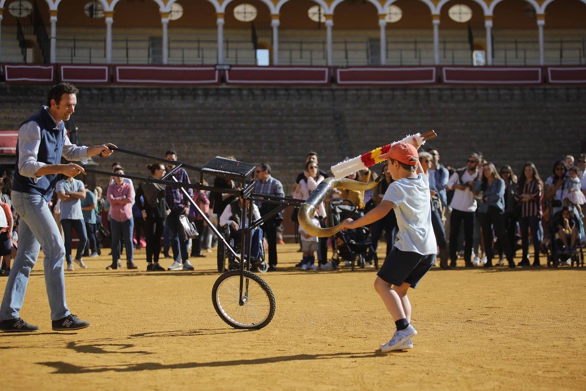 Jornada de puertas abiertas en la Plaza de Toros de la Real Maestranza de Sevilla