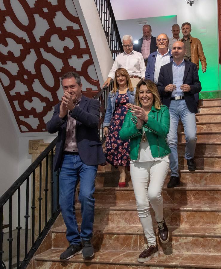 Ascenso del PSOE en Andalucía, las imágenes de la celebración