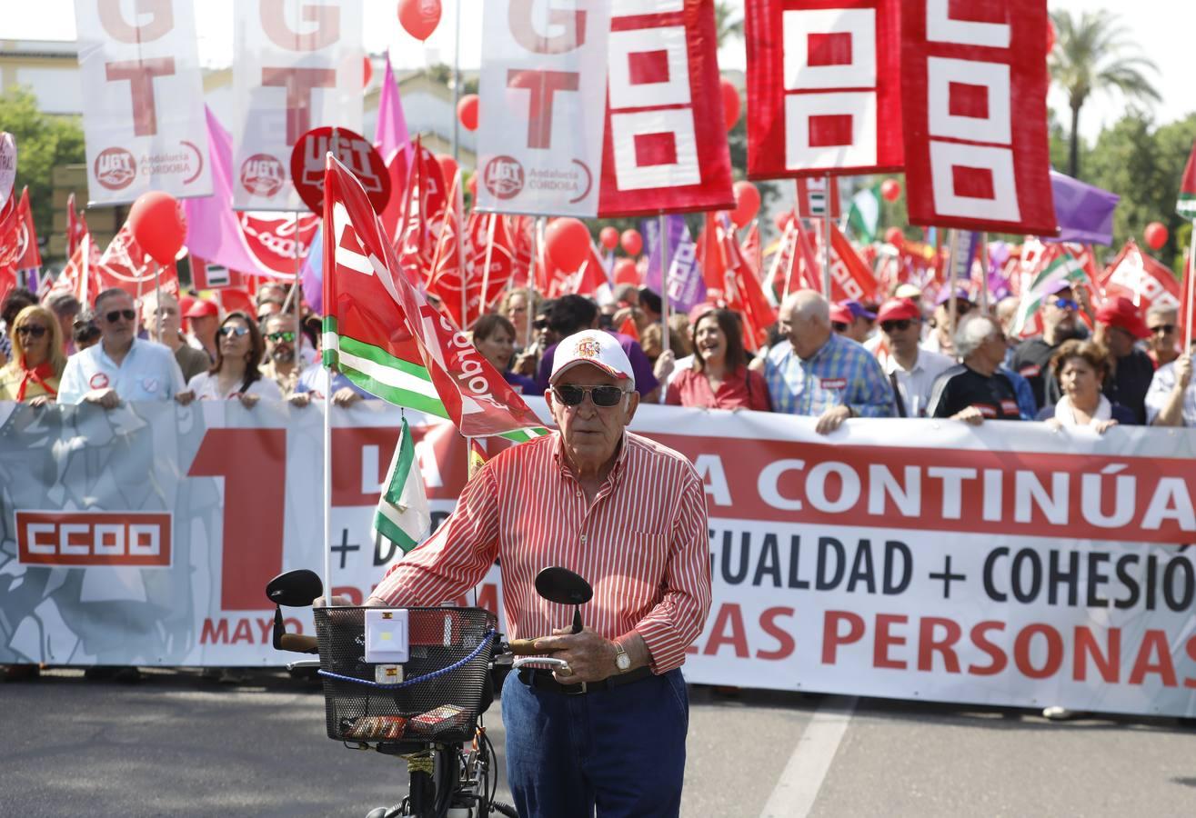 La manifestación del Día de los Trabajadores en Córdoba, en imágenes