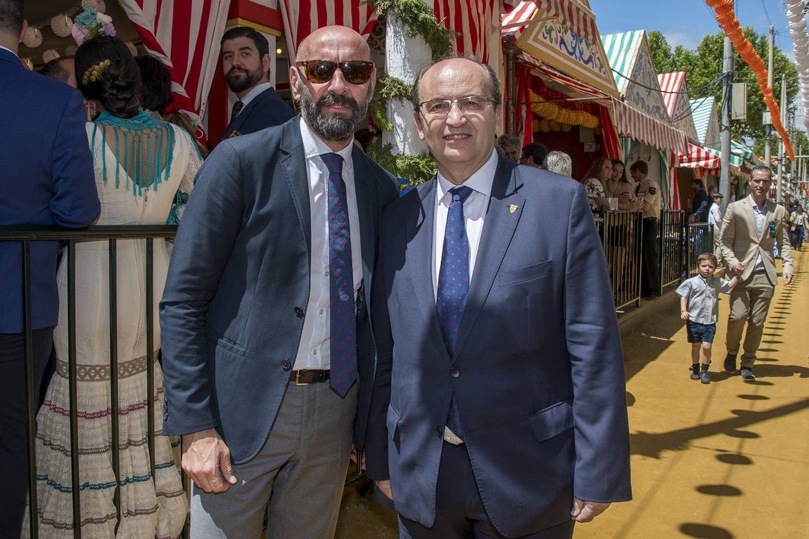 En imágenes, las recepciones del día festivo de la Feria Sevilla 2019