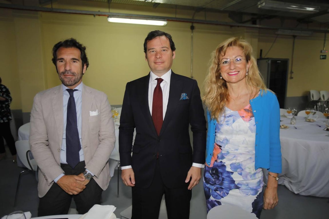 Borja Vázquez, Alfonso Vivancos Ariguita y Maria Luisa García