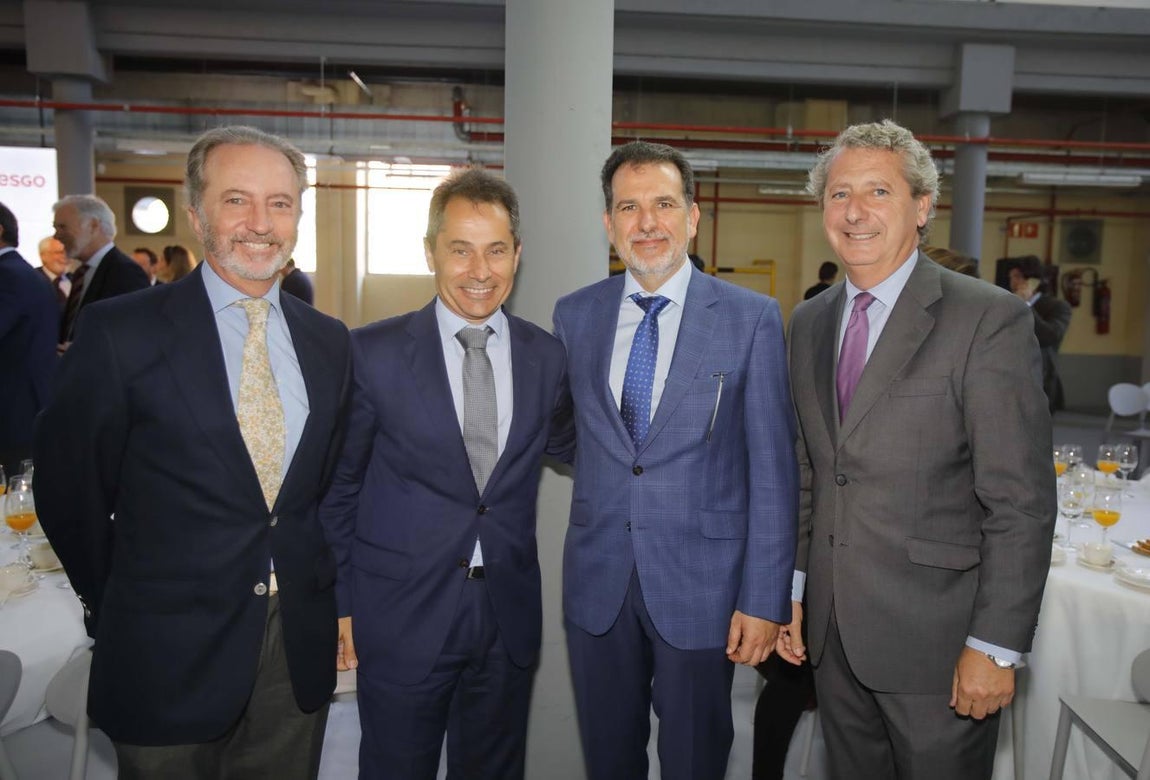 Rodrigo Charlo Molina, Antonio Fernández González, Carlos Muñoz y Jesús Maza Burgos