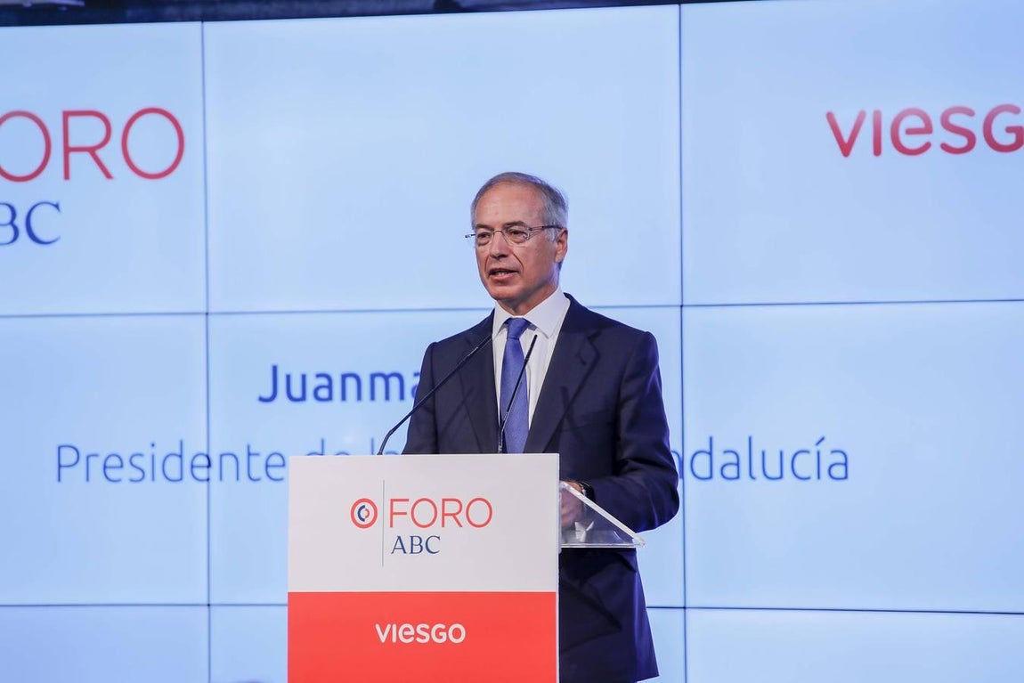 Miguel Antoñanzas Alvear durante el acto