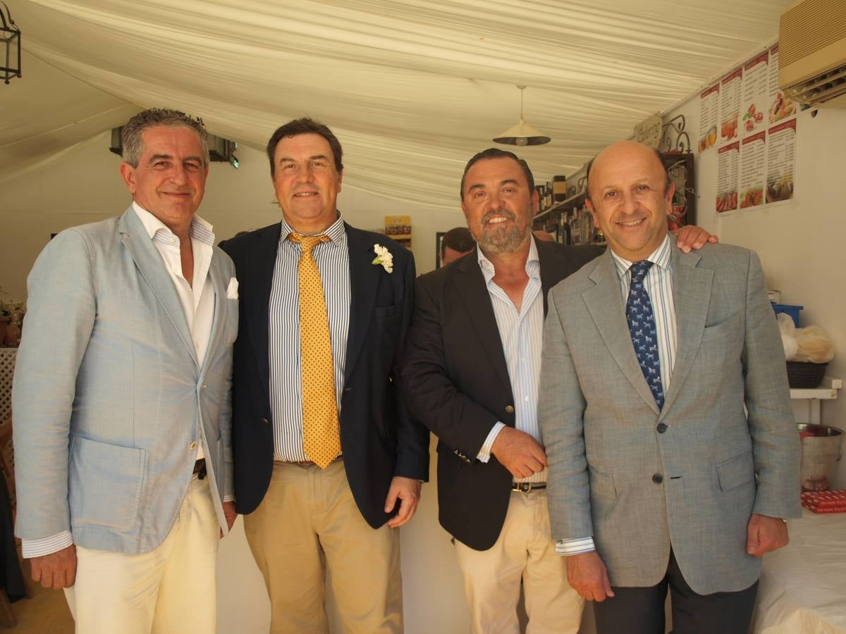 Agustín Sánchez, Dr Dionisio Romero, Rafael Romero y Javier Gonzalez -Mata