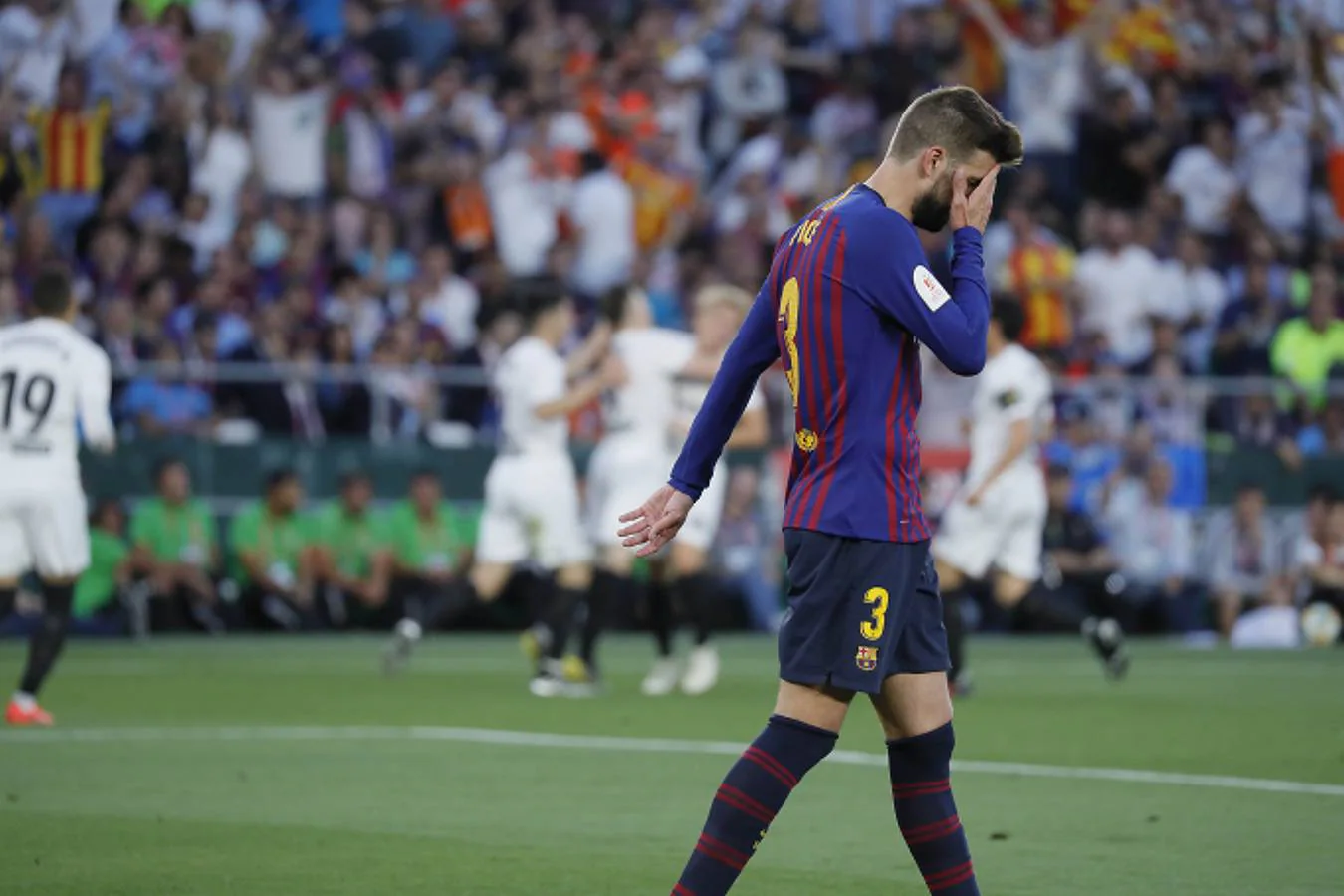 En imágenes, la final de la Copa entre el Barcelona y el Valencia