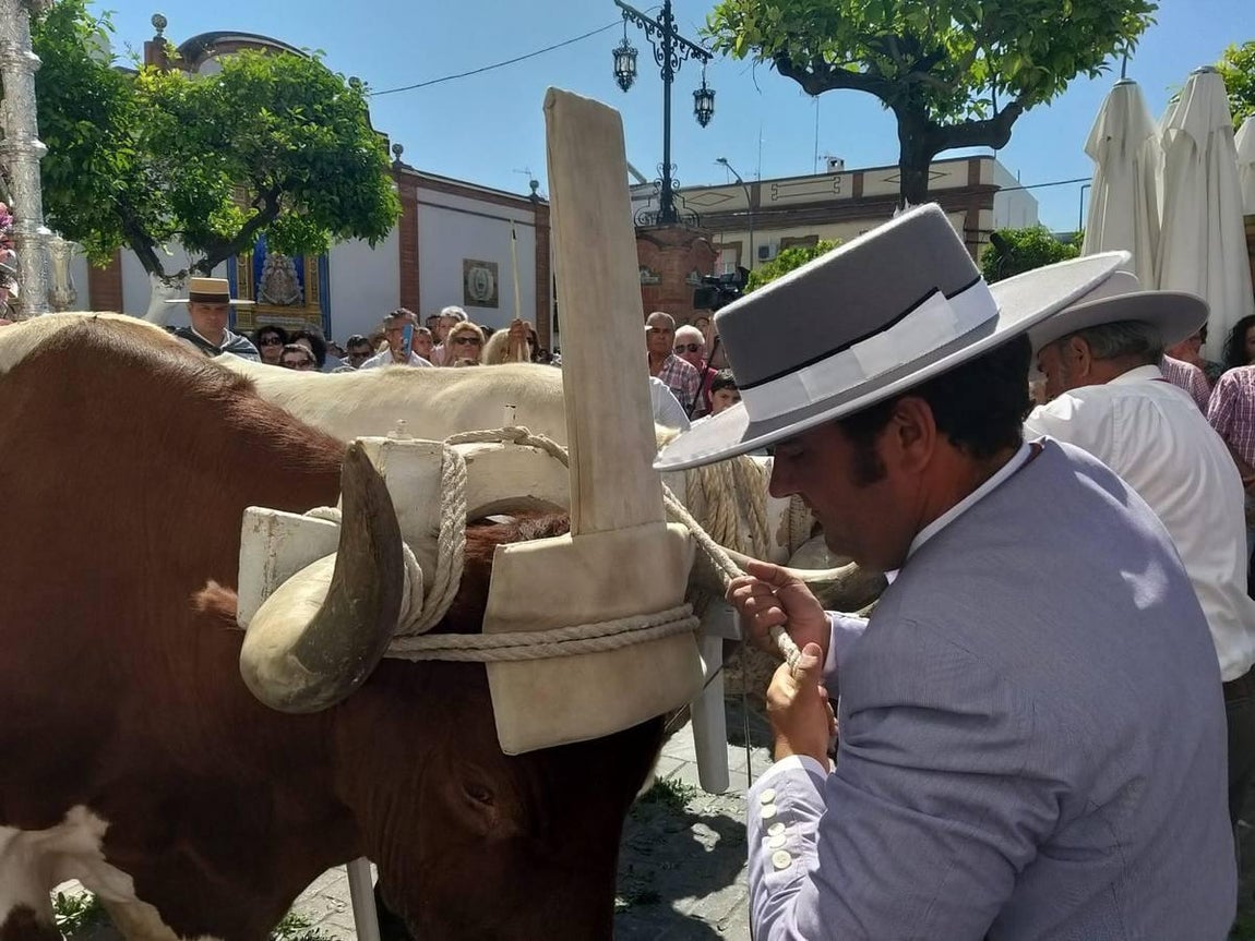 Salida de la hermandad del Rocío de Coria