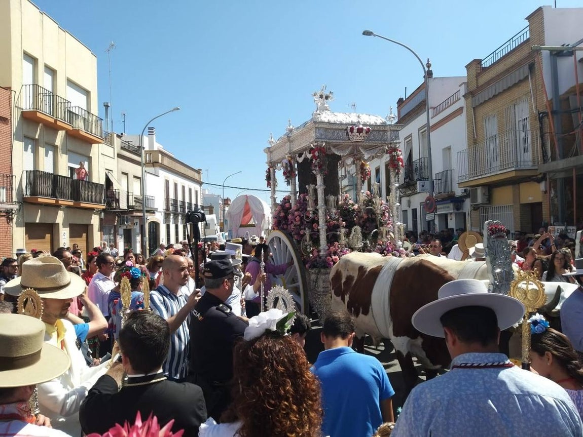 Salida de la hermandad del Rocío de Coria