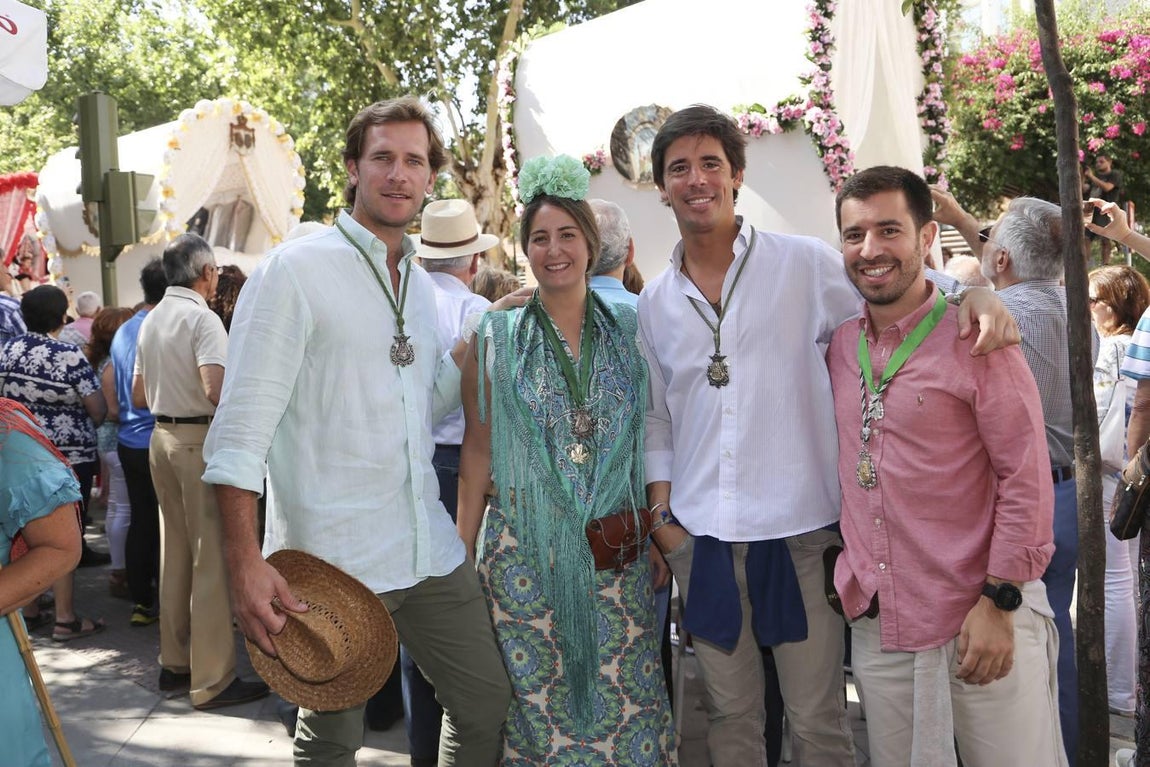 Manuel Ferraro, María Muela, José María Ferraro y Carlos Fusté