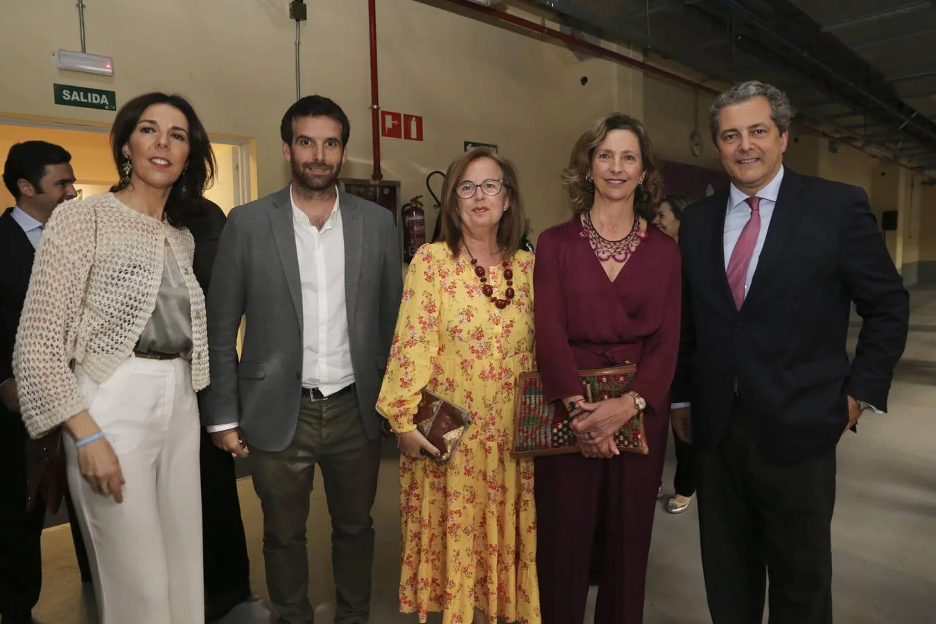 Mª Ángeles Maisanaba , Marcos Zamora , Rocío Rebollo , Mercedes Molina y Juan Pablo Fernández