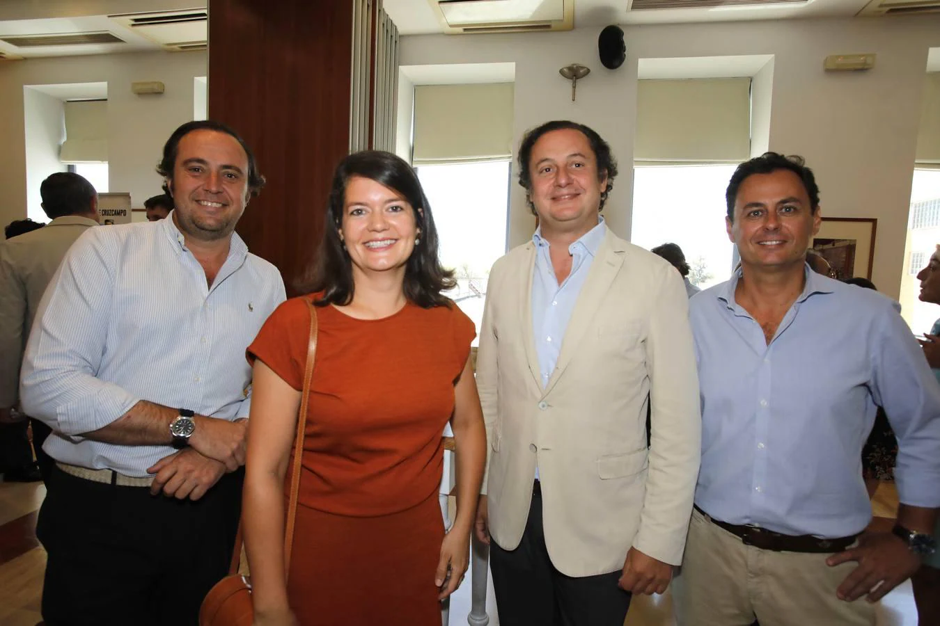 Gonzalo Soto, Isabel Aguilar, David Roldán y Jesús Armesto