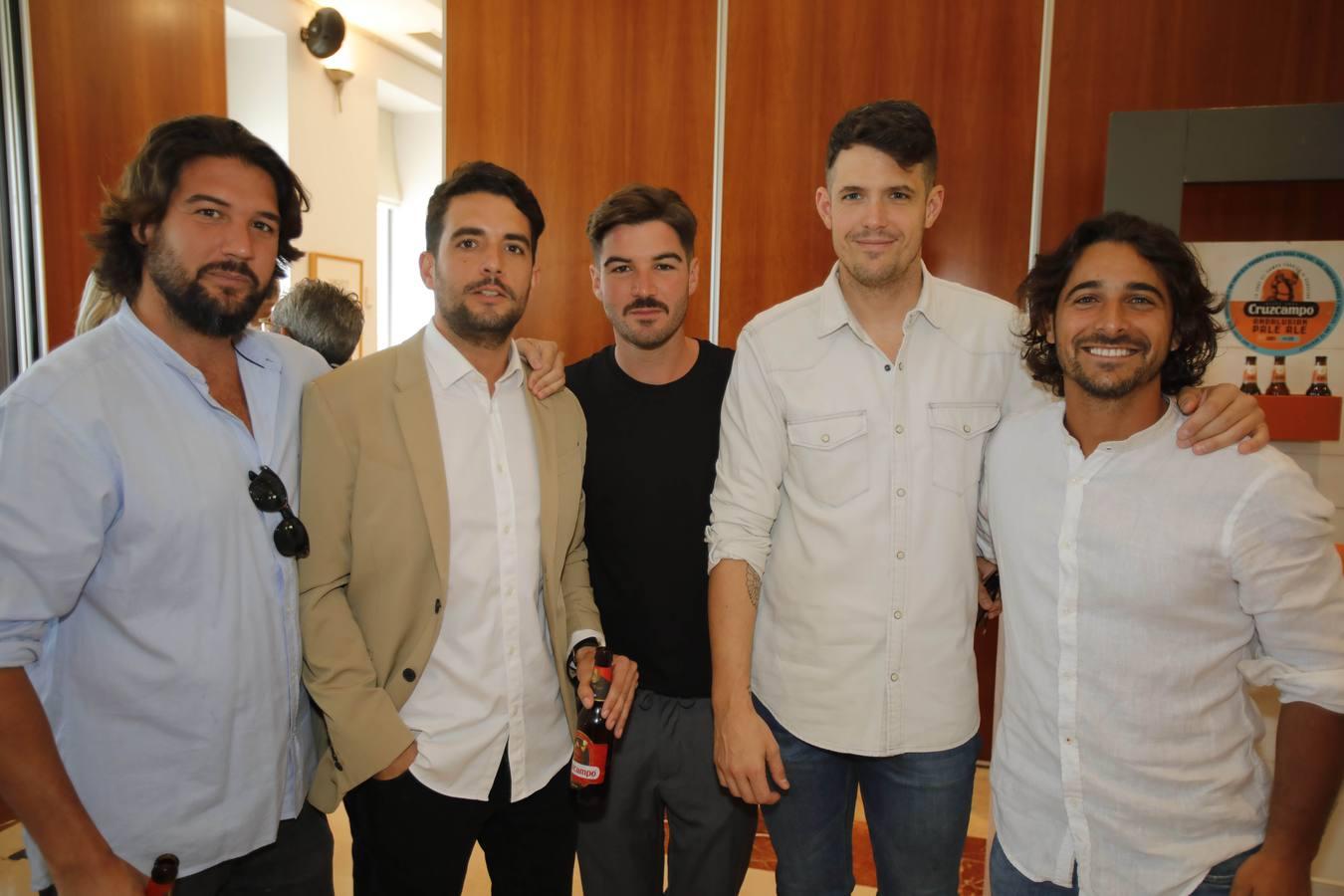 Emilio Gimeno, Luis Valpuesta, Álvaro Gimeno, Alejandro Asiaña y Alejandro Marín