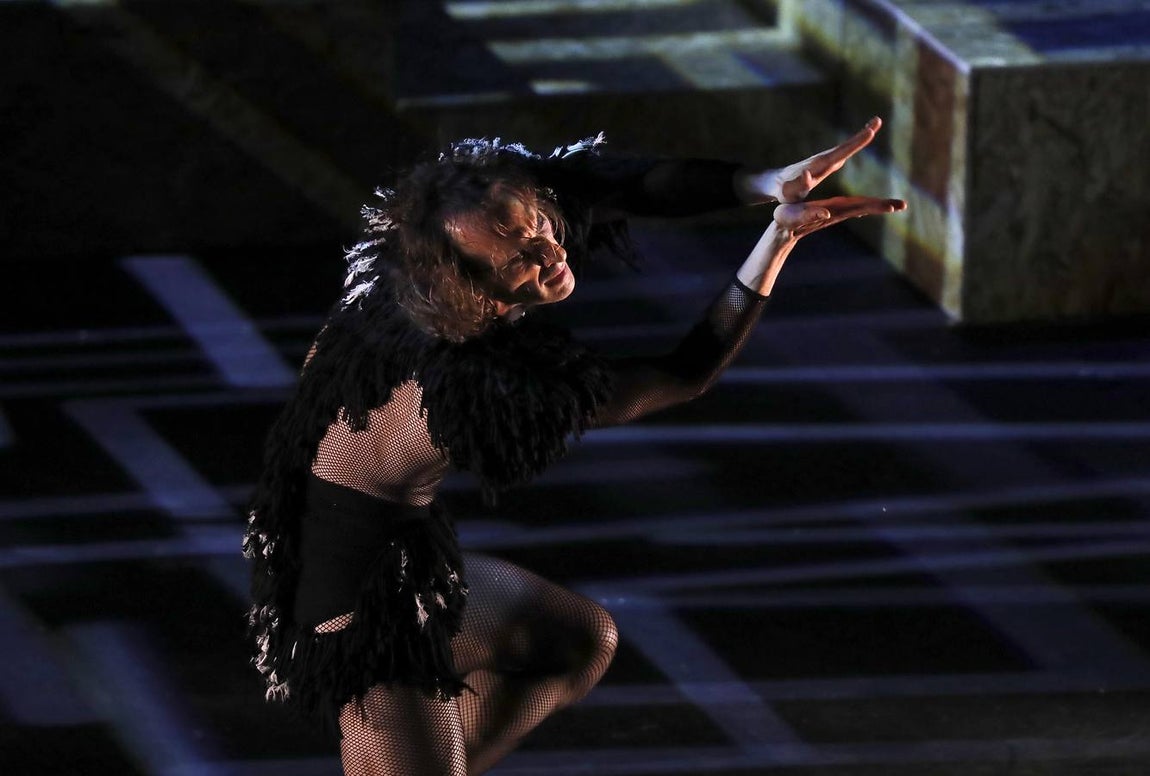 Espectaculares imágenes de «Minotauro» en el Festival de Itálica