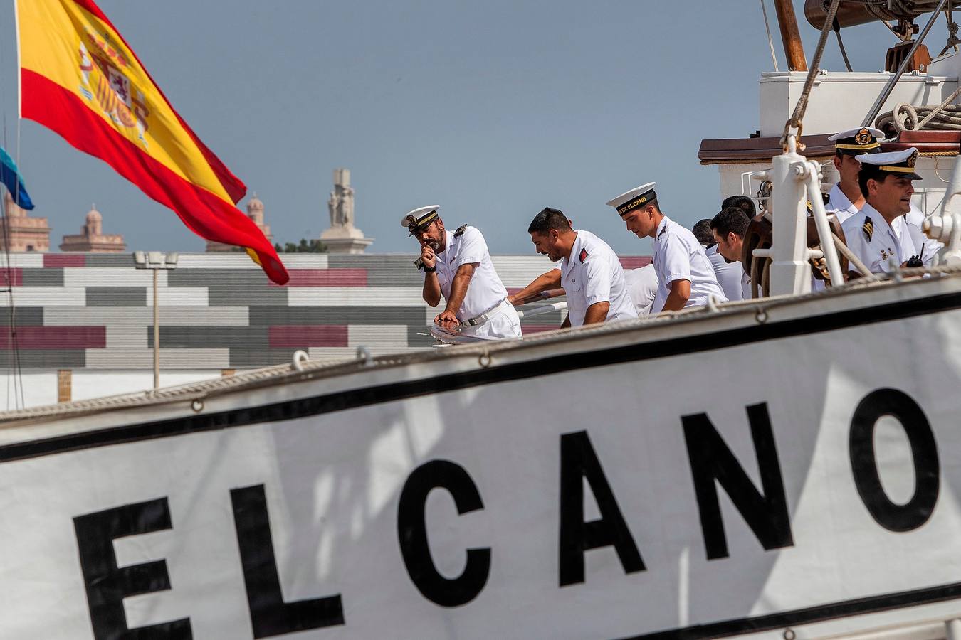 Elcano concluye en Cádiz su 91º crucero de instrucción