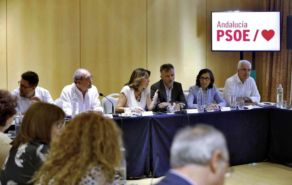 Las primeras imágenes de Susana Díaz tras anunciar su embarazo