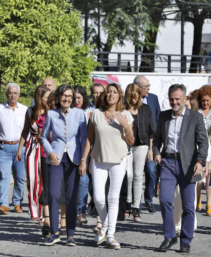 Las primeras imágenes de Susana Díaz tras anunciar su embarazo