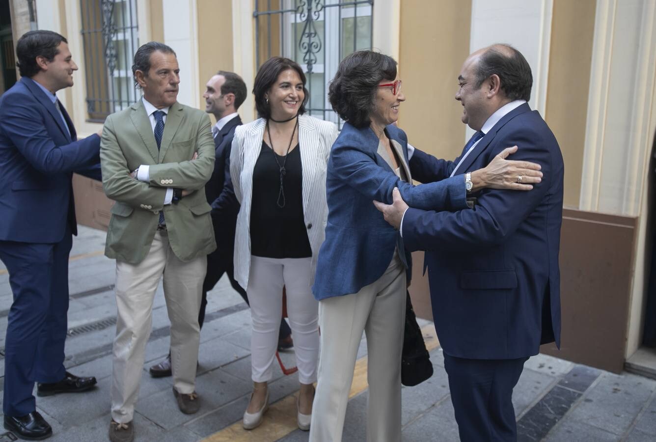 La charla de los alcaldes de Córdoba en el Colegio de Abogados, en imágenes
