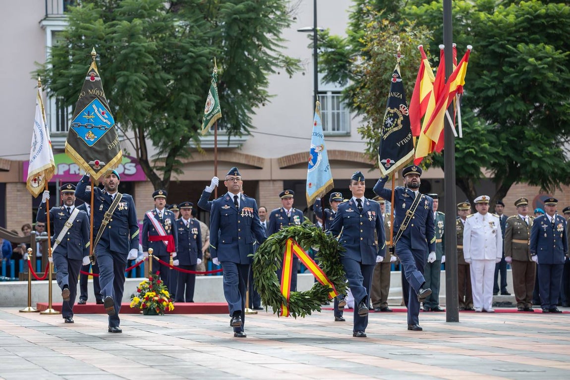 En imágenes, jura de bandera civil en Tomares