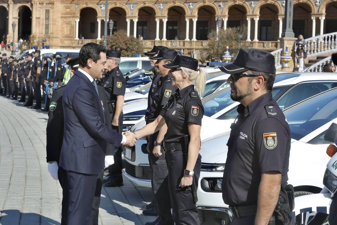 25 aniversario de la Policía autonómica de Andalucía, en Sevilla