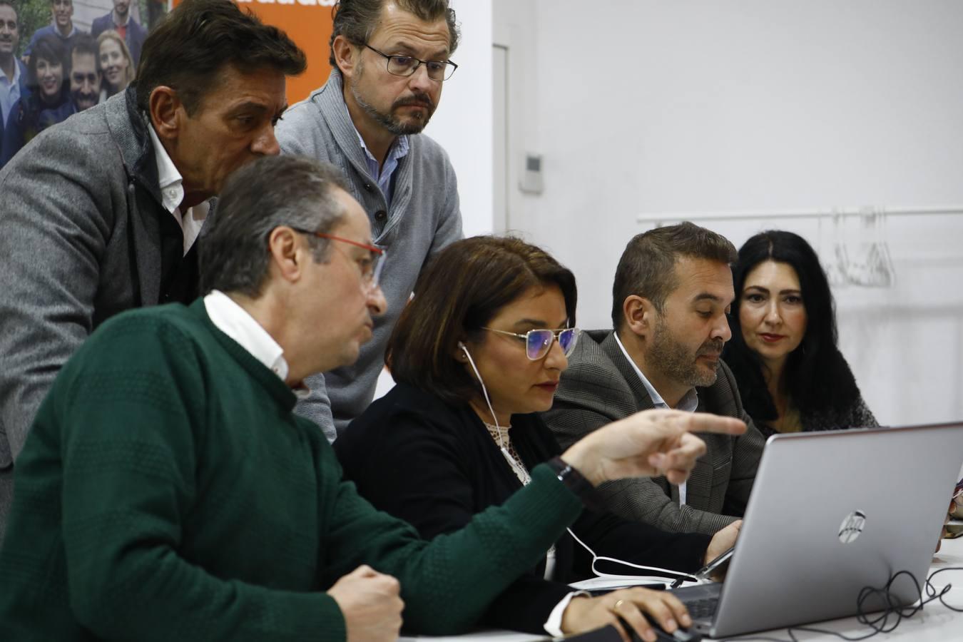 En imágenes, la noche de las elecciones en Córdoba para Ciudadanos