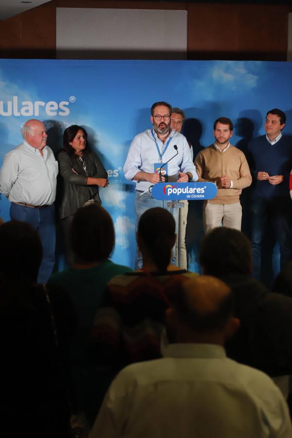 La noche de las elecciones en Córdoba  del PP, en imágenes