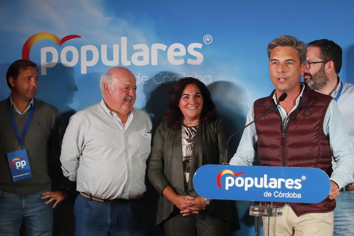 La noche de las elecciones en Córdoba  del PP, en imágenes