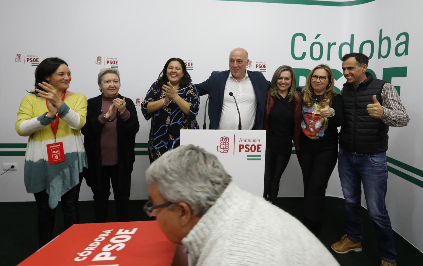 La noche de las elecciones generales en Córdoba para el PSOE, en imágenes