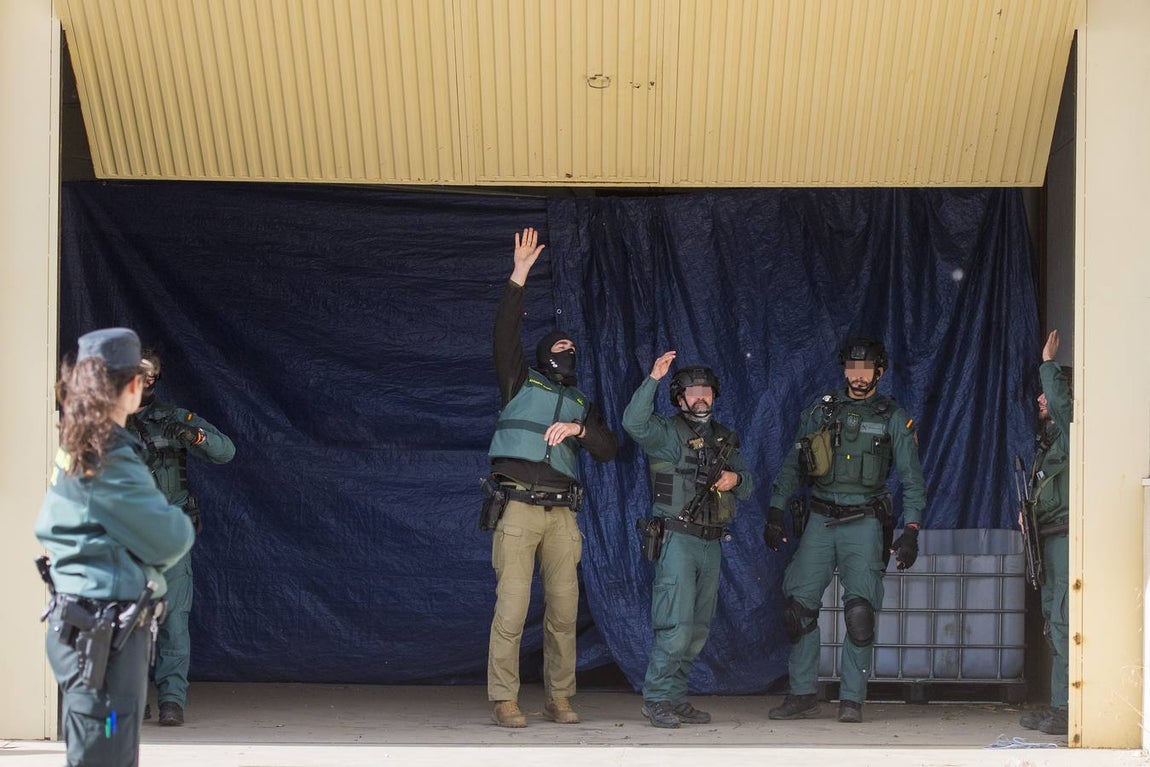 En imágenes, la operación antidroga de la Guardia Civil en Sevilla