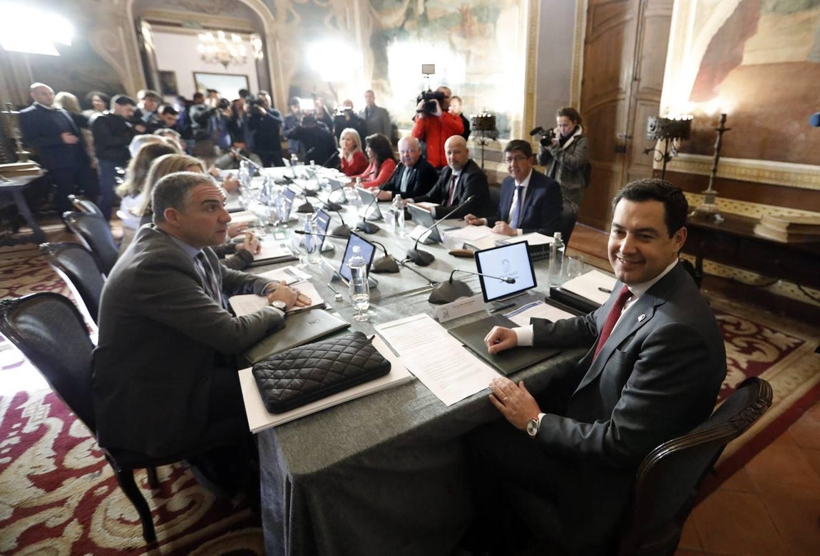 La reunión del Consejo de Gobierno de la Junta en Córdoba, en imágenes