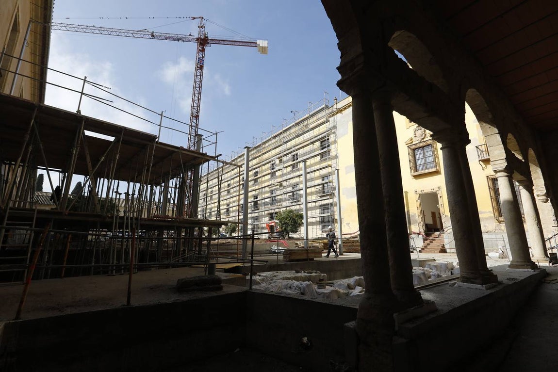 Las obras del Palacio Episcopal de Córdoba, en imágenes