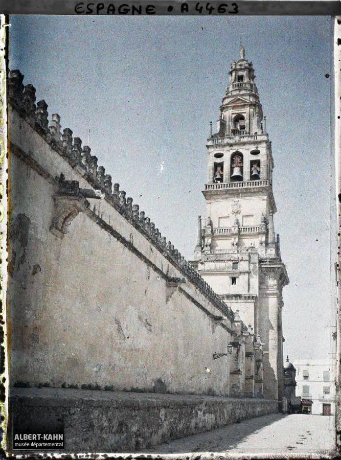Galería: Imágenes a color de la Mezquita-Catedral de Córdoba y su entorno en 1914