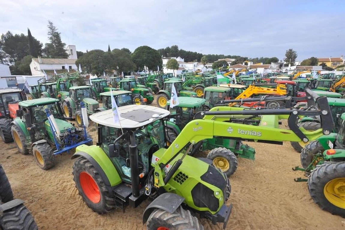 Las reivindicaciones de los agricultores en Málaga, en imágenes