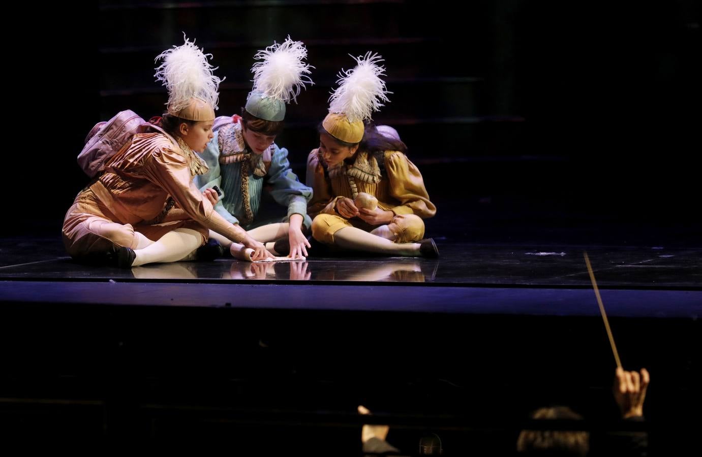 El ensayo general de «La flauta mágica», en imágenes