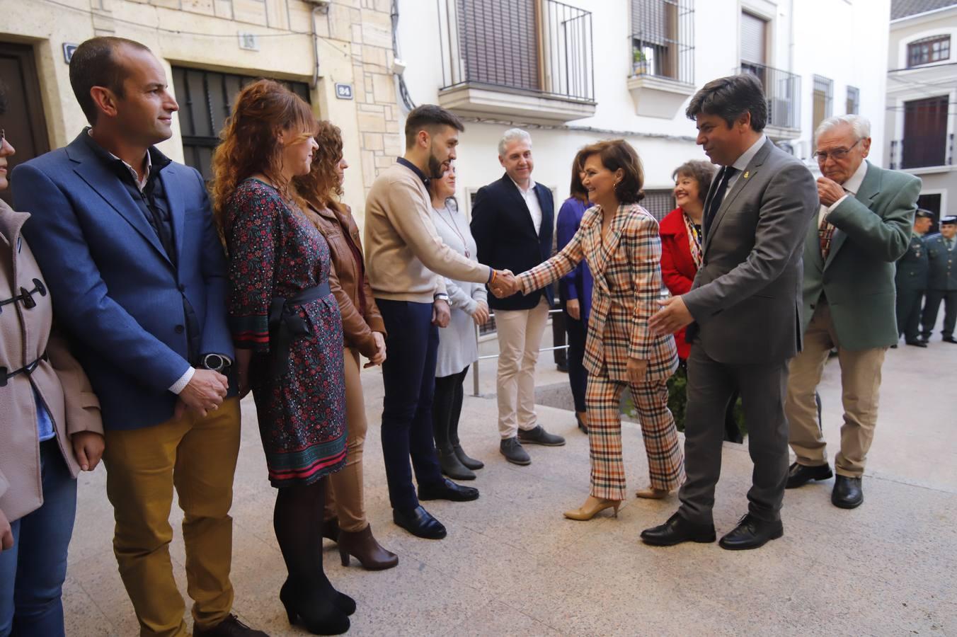 El homenaje al Trienio Liberal en Montilla con Carmen Calvo, en imágenes