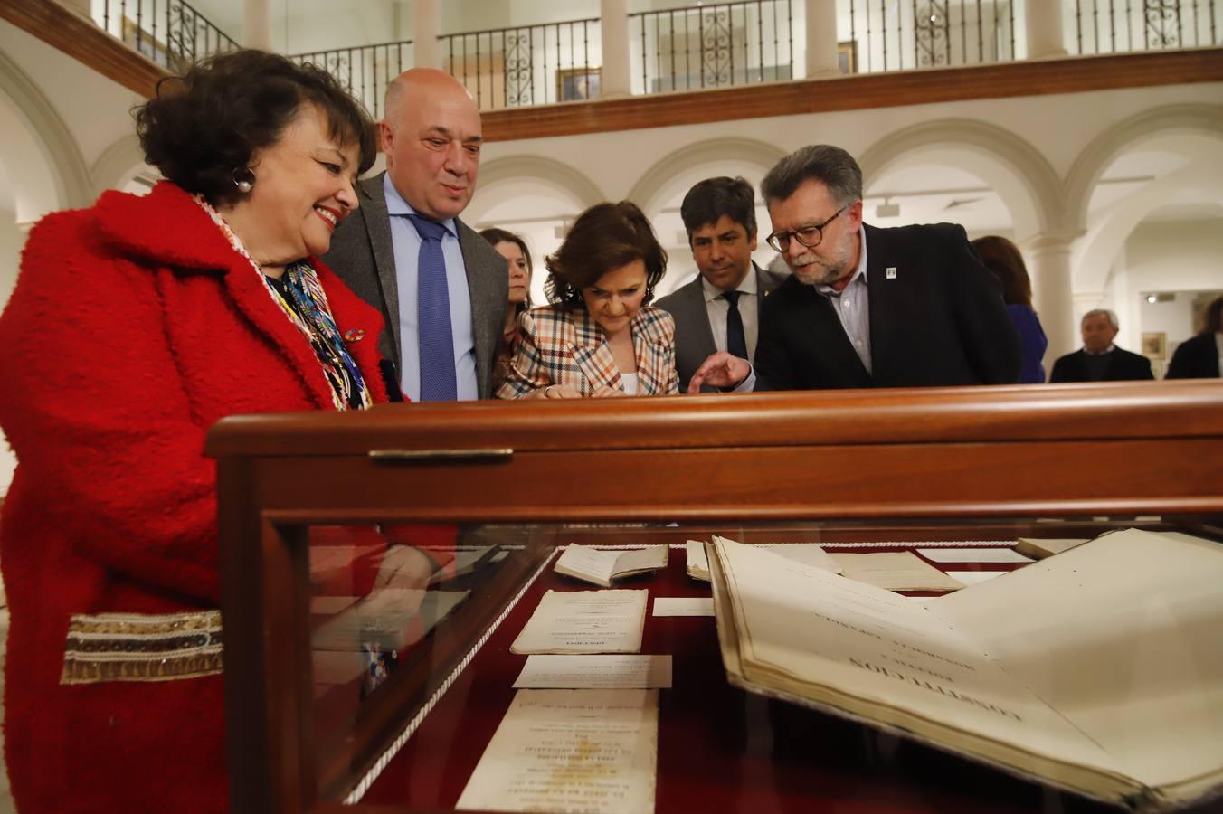 El homenaje al Trienio Liberal en Montilla con Carmen Calvo, en imágenes